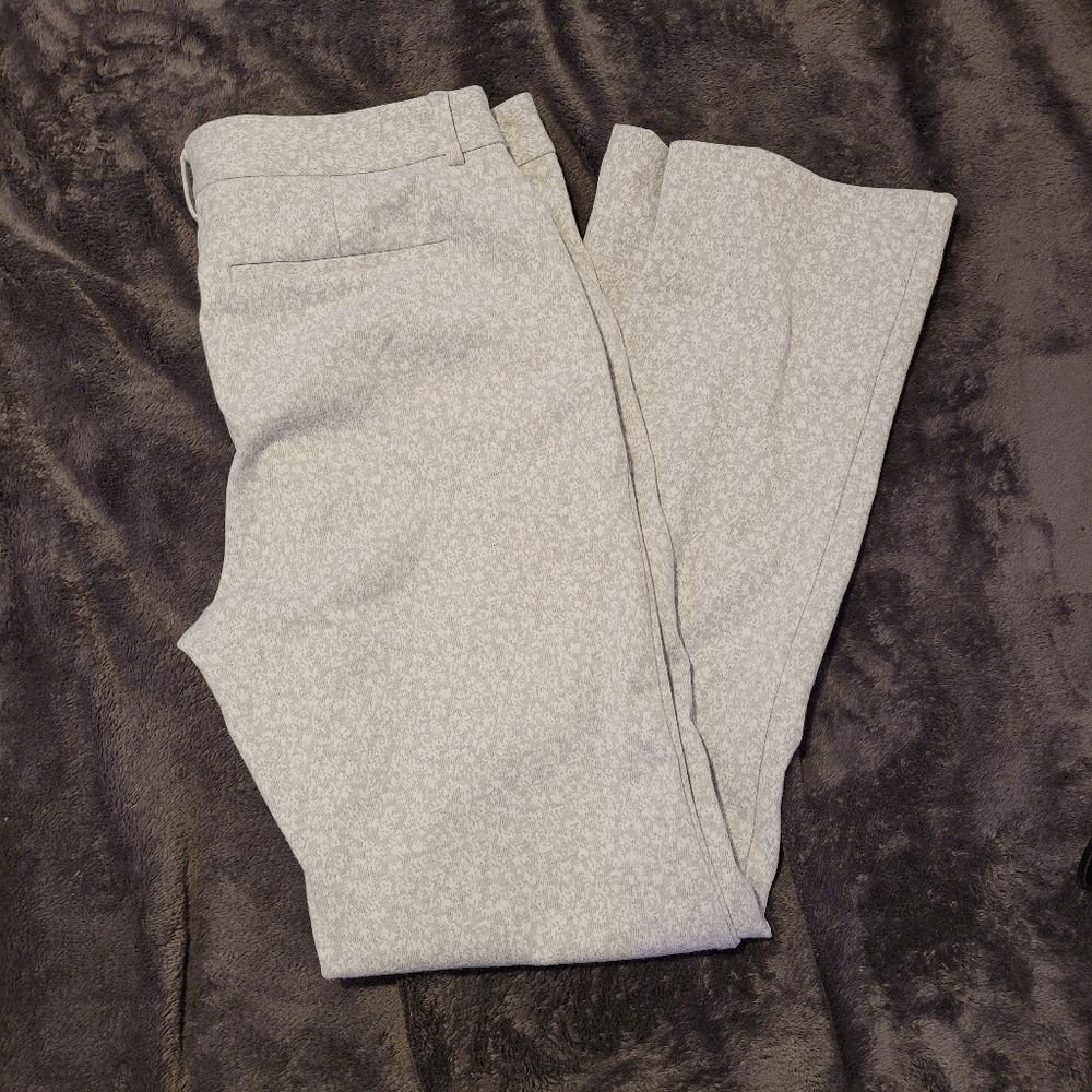 Express Cream Stretch Dress Pants
